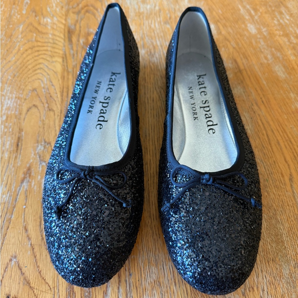 Kate Spade Glitter Flats